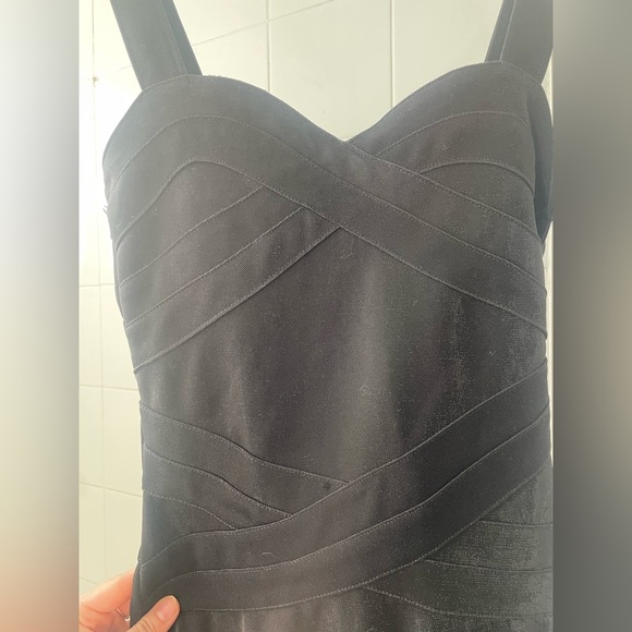 H&M Chrome Black Bandage Dress - Picture 4 of 6